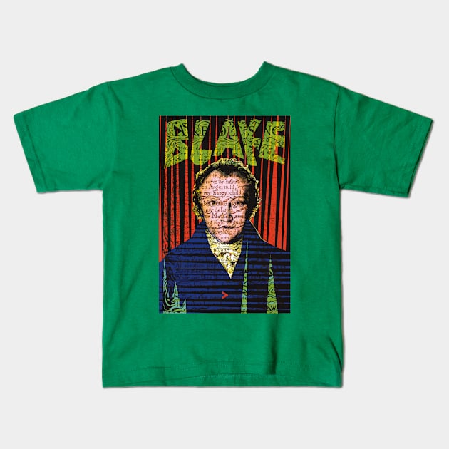 Williem Blake - A Rendering of his Self-portrait Kids T-Shirt by Exile Kings 